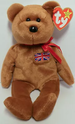 £6.49 • Buy New Genuine TY Britannia (Embroidered Flag) 1997 Beanie Baby Collectable 4601