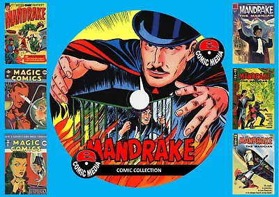 Mandrake The Magician Comics On PC DVD Rom (CBR Format) • $6.21