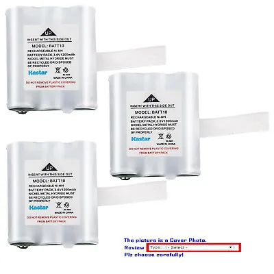 Kastar Battery 3.6V 1200mAh For Midland T77 T-77 Midland T79 T-79 Two Way Radio • $33.99