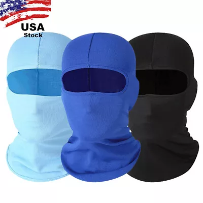 Full Face Cover Hat Balaclava Tactical CS Sun UV Protection Ski Hood Cycling Hat • $3.98