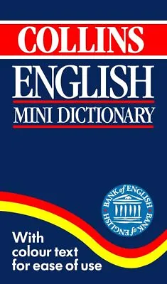Collins English Mini Dictionary By Not Known Paperback Book The Cheap Fast Free • £3.67