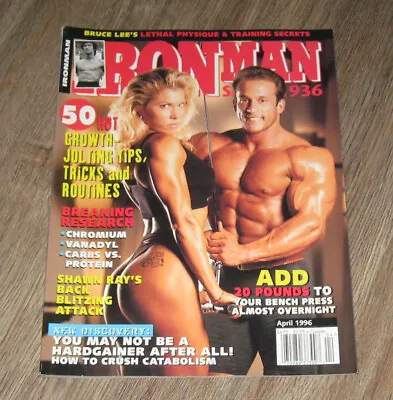 IRON MAN Magazine April 1996 Jennifer Goodwin ARNE LIST Monica Brant BRUCE LEE • $25.35