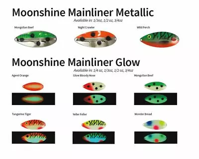 Moonshine Lures Mainliner Casting Spoon 1/2 Oz • $7.99