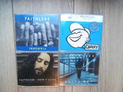 4 Faithless Cd Singles - Salva Mea Don't Leave Insomnia Don't Leave • £13.99