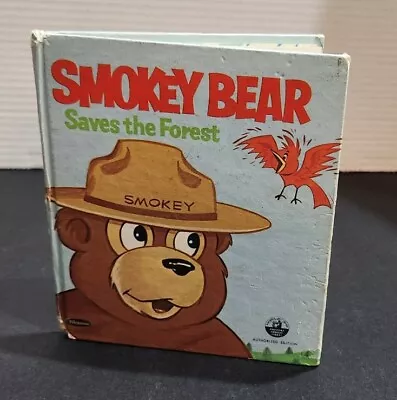 Vintage Smokey Bear Saves The Forest Tell A Tale Book Whitman 1971 Kennon Graham • $29.95