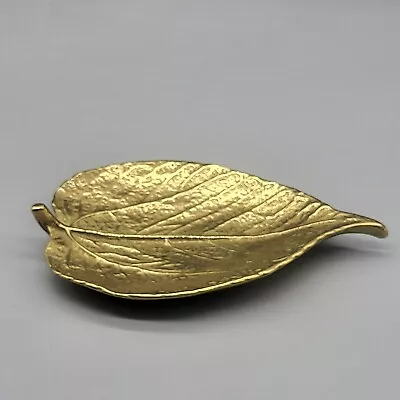 Vintage Virginia Metal Crafters Brass Leaf 1948 • $29.99