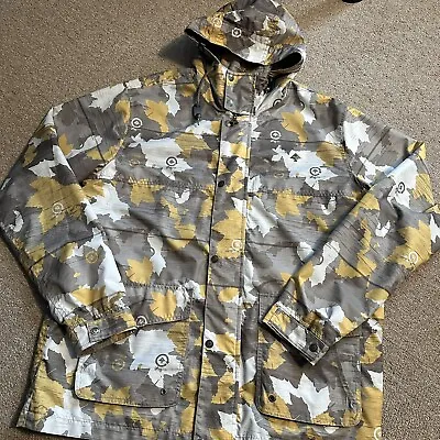 XL Lifted Research Group Zip Up Windbreaker Jacket LRG Maple Leaf Camo • $60