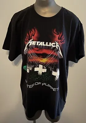 Metallica Master Of Puppets T-shirt  T L Large Album Cover 2007 Heavy Metal • $16.99