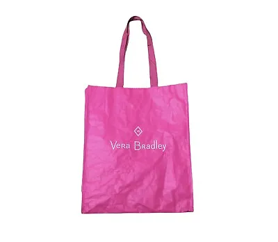 Vera Bradley Hot Pink Reusable Tote Shopping PTP Bag 16  X 19  • $9.99