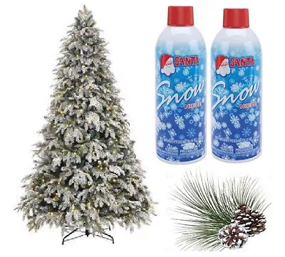 $23.99 • Buy Winter Textured Snow Spray - Pack Of Two 13 Oz Aerosol Bottles, Artificial Snow 