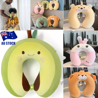 $28.84 • Buy Travel Neck Pillow Memory Plane Cushion Airplane Support U Shaped Washable Kids