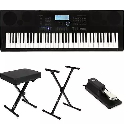 Casio WK-6600 76-key Portable Arranger Essentials Bundle • $449