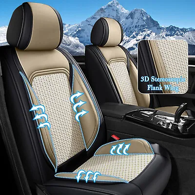 Luxury Car Seat Covers Cushion For Volvo S80 2001-2016 Pu Leather Full Set Pad • $122.40