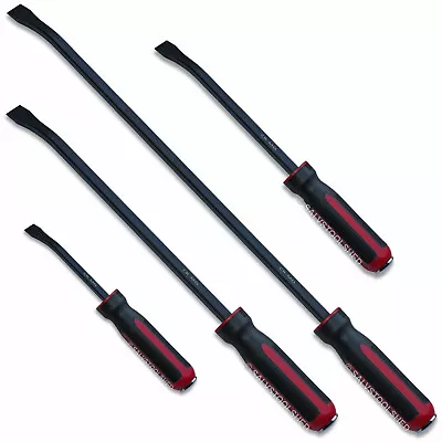 Pry Bar Set Pro 4 Pieces Cr-Mo Steel Mechanic Crow Heel Prying Pinch Lever Bars • $119