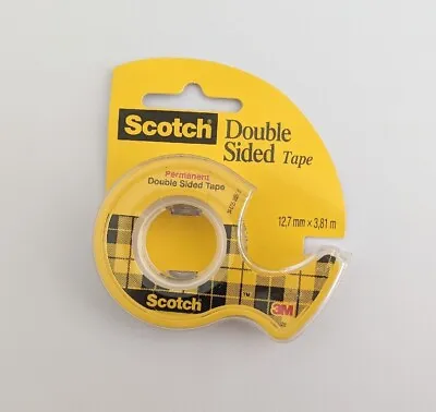 £4.49 • Buy Scotch Permanent Double Sided Tape Acid Free Photo Safe Craft Adhesive No Mess