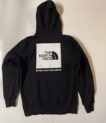 Men's The North Face Hoodie AS IS Large Black Pullover Never Stop Exploring • $9.99