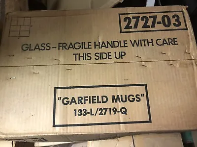 Vintage McDonalds Garfield & Odie Glass Coffee Cup Mug Jim Davis Set Of 2 NEW • $15.99