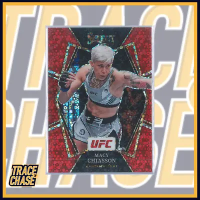 2022 Panini Select UFC Macy Chiasson Premier Level Red Disco 70/99 #196  • $0.99