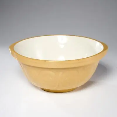 TG Green GRIPSTAND 9s Large 12  Yellow Mixing Bowl 7 Qt Made In England Vintage • $120