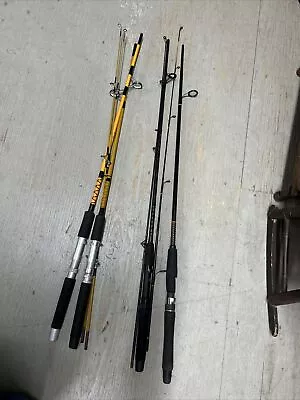 Lot Of VINTAGE Spinning  FISHING RODS Ugly Stick Master 3050BK  Water World • $45