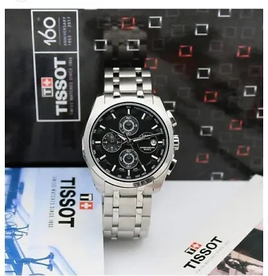 Used Men's Quartz Working Chronograph Date Stainless Steel Perfect Wrist Watch • $110