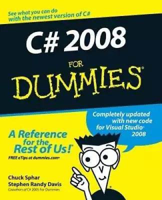 C 2008 For Dummies - Paperback By Davis Stephen R - ACCEPTABLE • $4.49