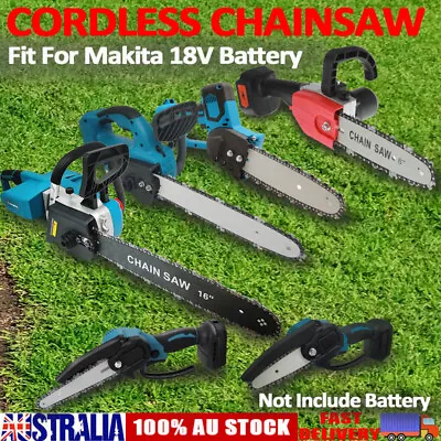 Cordless Electric 4-16 INCH Chainsaw Cutting Saw Wood Saw For Makita 18V Battery • $74.99