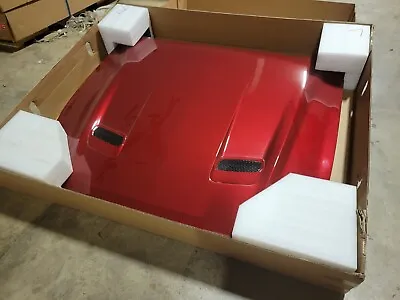 New Take Off Original Hood Fits 2018-2023 Ford Mustang GT RAPID / LUCID RED   D4 • $599.95