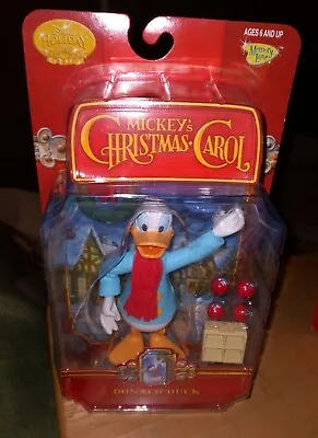 Disney Holiday Mickey's Christmas Carol Donald Duck Scrooge's Nephew Fred Figure • £29.18