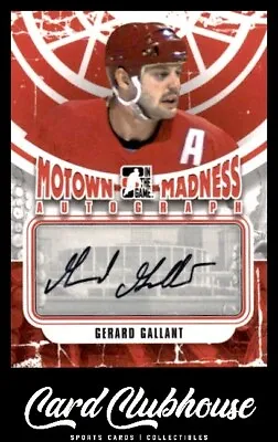 2012-13 In The Game Motown Madness Autographs AU #A-GGA Gerard Gallant • $24.99