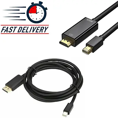 2M Mini DisplayPort DP To HDMI Male Thunderbolt Adapter Cable For MacBook 1080P • £4.29