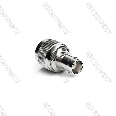 N-Type Male Plug To BNC Female Jack Straight Audio Coax Adapter Connector • $2.40