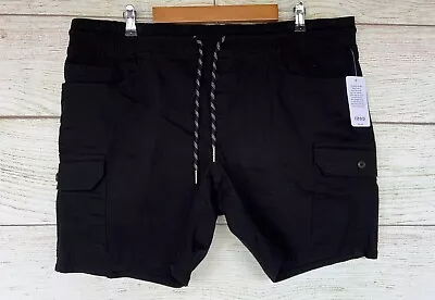 IZOD Cargo Shorts Mens Size XL Grey Elastic Waist Stretch Slim Fit Shorts New  • $24.95