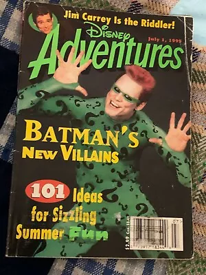 Disney Adventures July 1995 Batman Forever Jim Carrey Congo • $15