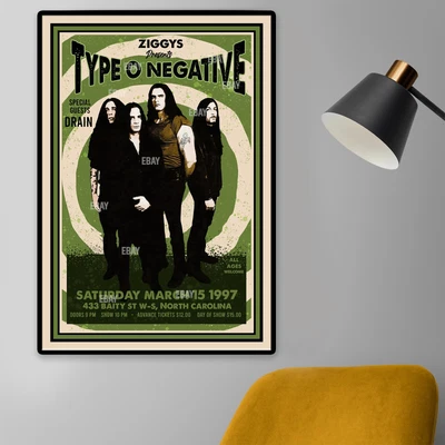 $22.99 • Buy Type O Negative Rock Concert  13 X19  Inch -  A3 - 297mm X 420 Mm Poster Print