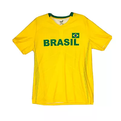 Gen2 Brasil Pearson 25 Graphic Tee T Shirt Adult Large Yellow Brazil Soccer Team • $4.95