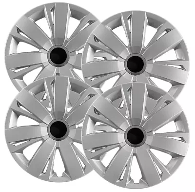 Set Of (4) 16  Silver Hubcaps For Volkswagen Jetta 2011-2018 Heavy Duty  • $75