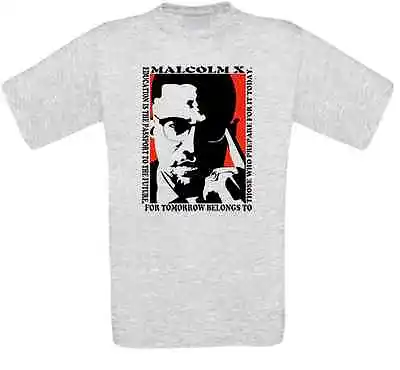 Malcolm X Black Power Islam Revolution T-Shirt • $22.35