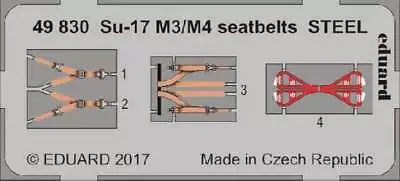 1/48 Aircraft- Su17 M3/4 Seatbelts Steel For KTY (Painted) (D) • $10.88