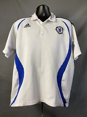 Mens Chelsea Football Club Polo Shirt: 05/06 Season: Large: Clean/tidy Cond. • £5