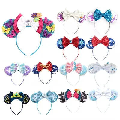 £4.56 • Buy Custom Mickey Mouse Ears Headband Halloween Bride Of  Minnie Party Hen Headwear