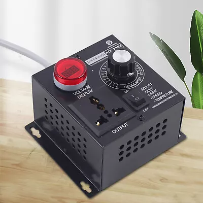 4000W AC 110V SCR Variable Voltage Regulator Speed Motor Fan Dimmer Controller • $19