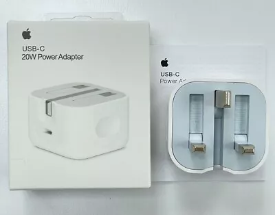 Genuine Original IPhone15/14/13/12 /11 Pro X Fast Charging USB-C PD Plug Charger • £13.99