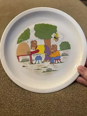 Villeroy & Boch Gallo Design Child's Plate Teddy Bear Theme 7.5” (CG) • $12.99