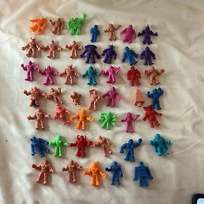 M.U.S.C.L.E. Men MUSCLE Lot Of 45 Figures Color Variants Robots Monsters • $21.50