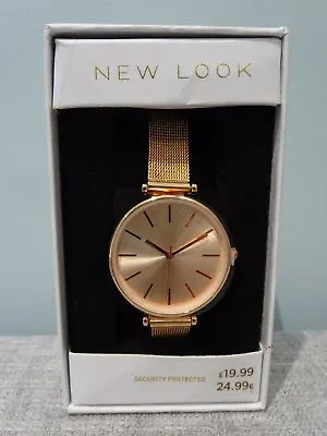 £11.99 • Buy Brand New In Box - New Look Mink Dial Mesh Wrist Watch