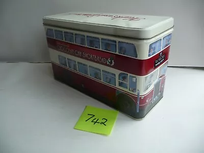 Marks & Spencer London Bus Tin Chocolate Chip Shortbread  Empty Lot 742   C 117 • £10