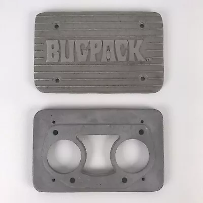 BUGPACK Rare Cast Aluminum Ribbed Air Cleaner Valve Covers Weber IDF Plate VW • $120