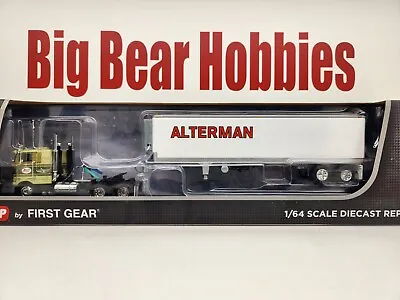 New 1/64 DCP #60-1086 Alterman Transport Lines 352 Peterbilt W/Vintage Reefer • $100
