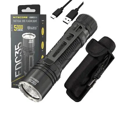 Nitecore EDC35 Rechargeable NiteLab UHi 40 Max LED Flashlight - 5000 Lumen • $89.95